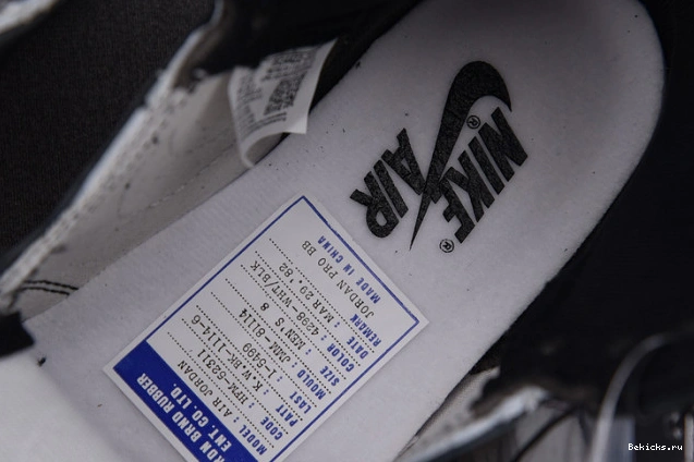 Reps BK air retro 85 white bq4422-001 jordan 1 black high 1203